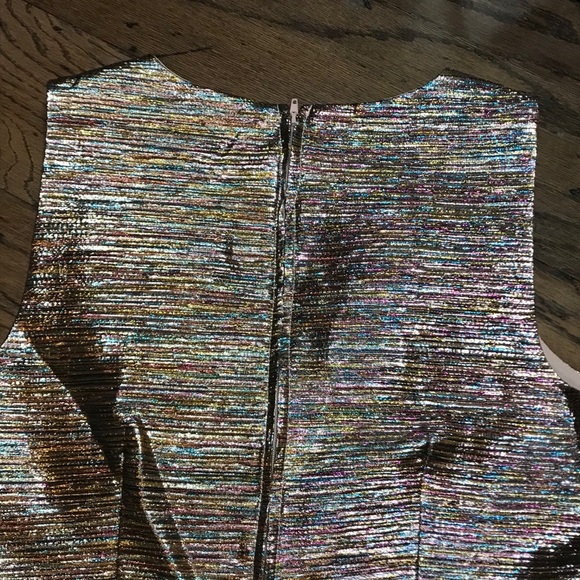 GB Metallic cocktail Dress size L - Picture 3 of 10